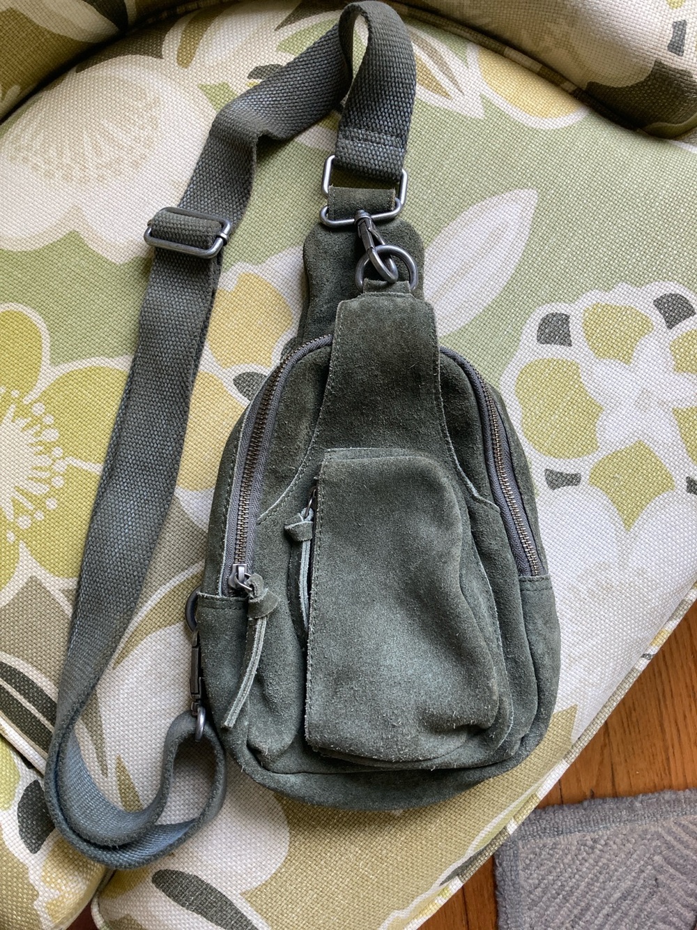 Free People Suede Hudson sling bag